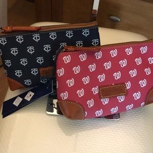 NWT D&B Sport Cosmetic Cases Navy & Red